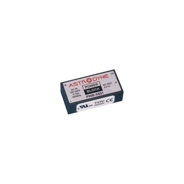 PWB-5001 5W Encapsulated PCB DIP Mount Po