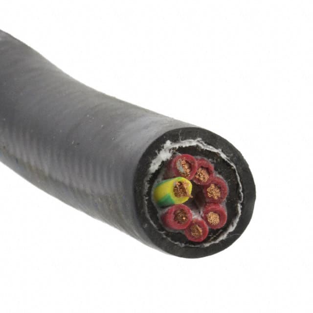 85807CY BK001 CABLE 7COND 18AWG BLK SHLD 1000'