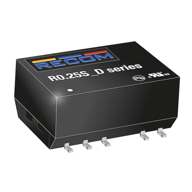 R0.25S-123.3 DC DC CONVERTER 3.3V 250MW
