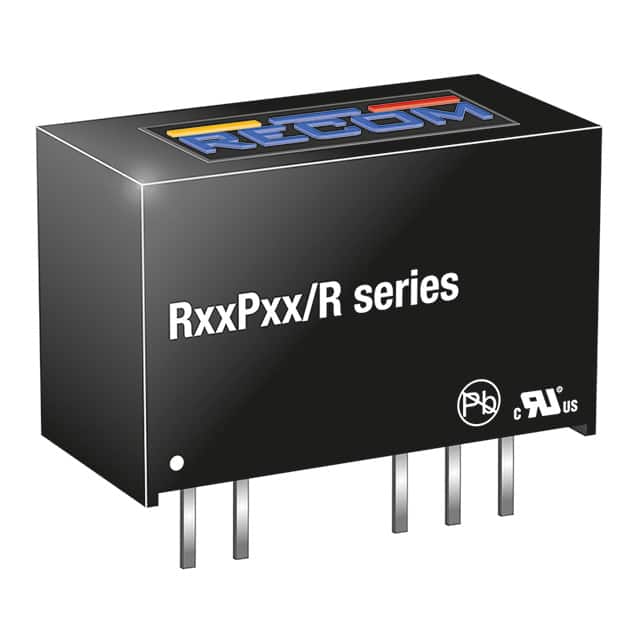 R05P12S/R8 DC DC CONVERTER 12V 1W