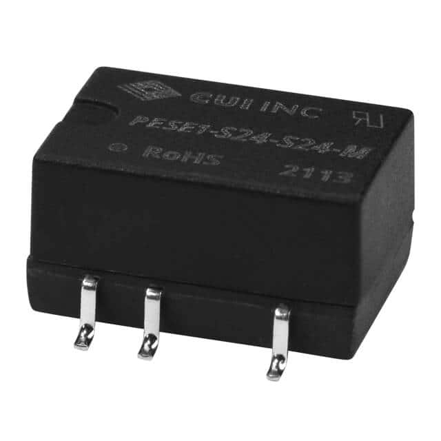 PESE1-S24-D5-M-TR DC-DC ISOLATED 3KV, 1 W, 21.6~26