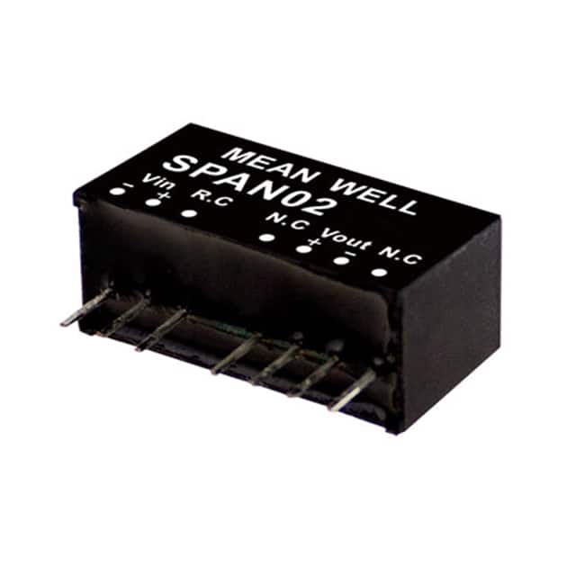 SPAN02C-12 DC DC CONVERTER 12V 2W