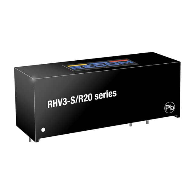 RHV3-0524S/R20 DC DC CONVERTER 24V 3W