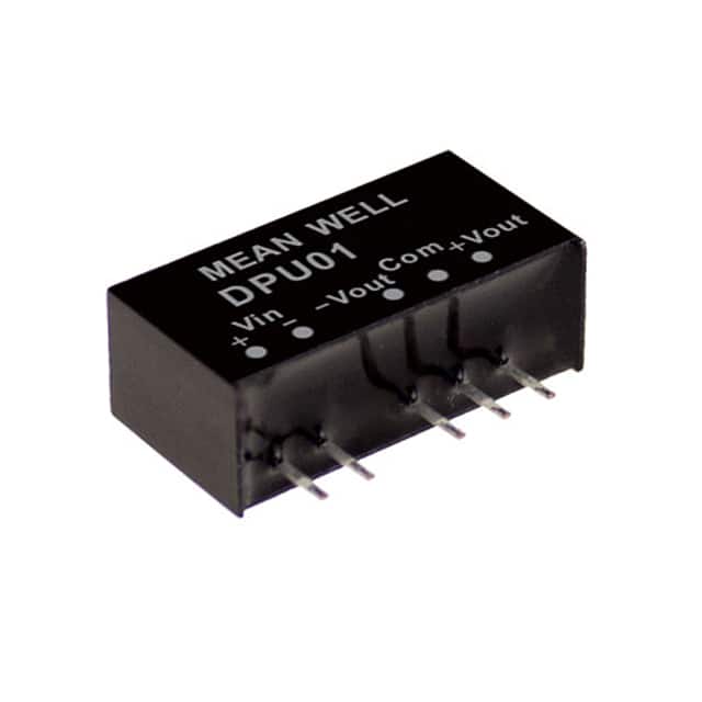 DPU01N-12 DC DC CONVERTER +/-12V 1W