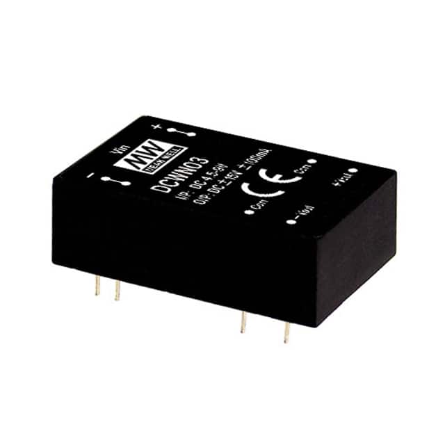 DCWN03B-05 DC DC CONVERTER +/-5V 3W