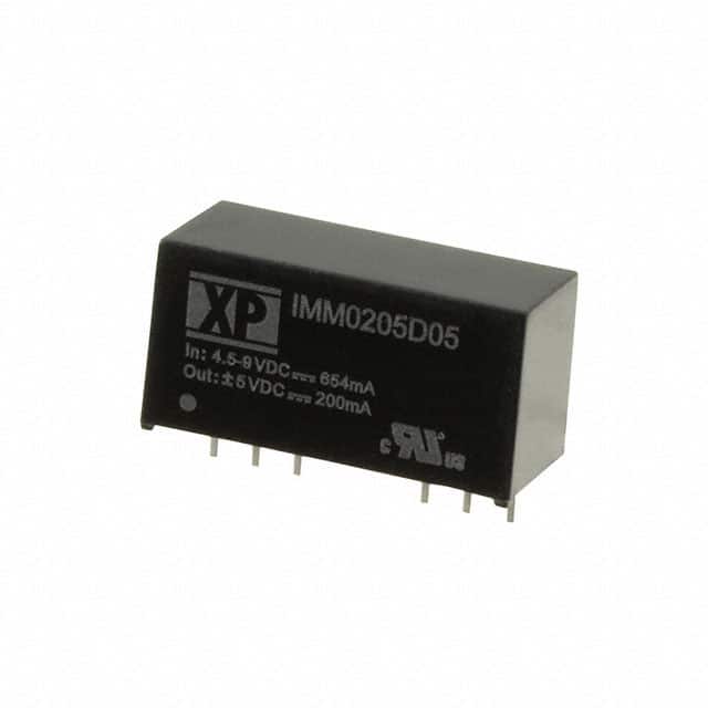 IMM0205D03 DC DC CONVERTER +/-3.3V 2W