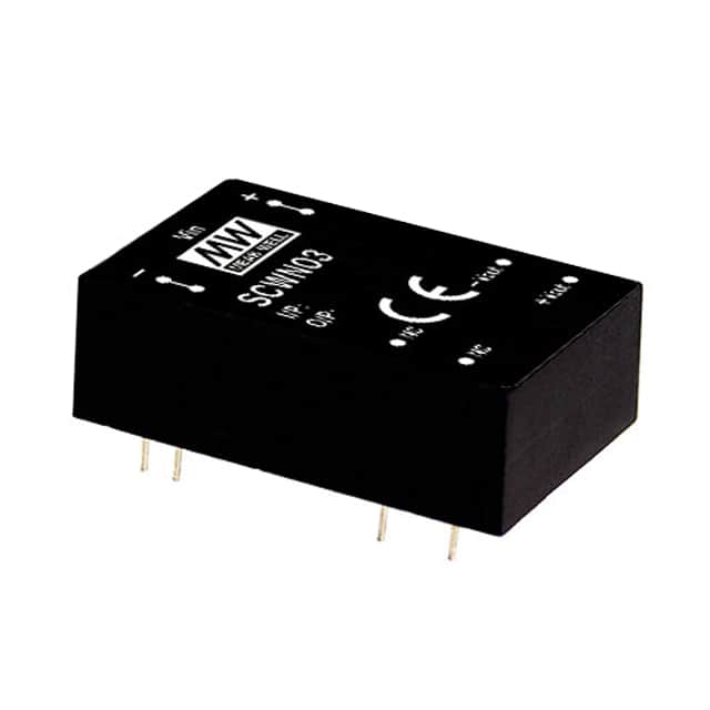 SCWN03A-15 DC DC CONVERTER 15V 3W