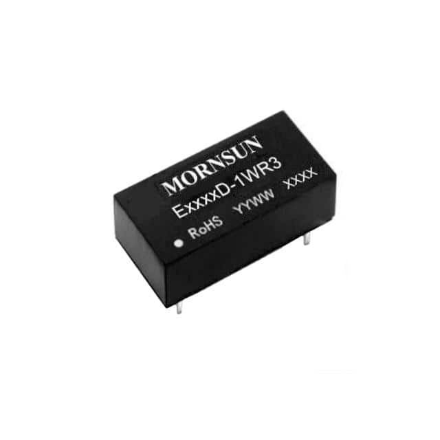 E1212D-1WR3 DC DC CONVERTER +/-12V 1W