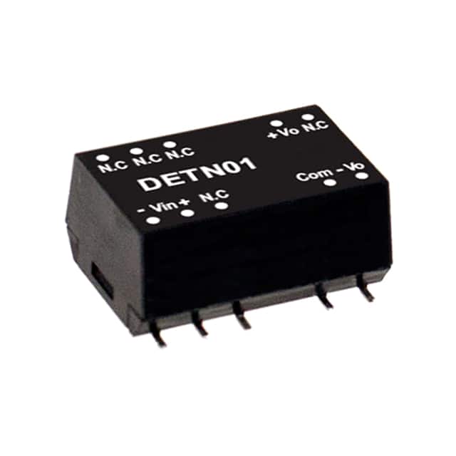 DETN01L-12 DC DC CONVERTER +/-12V 1W