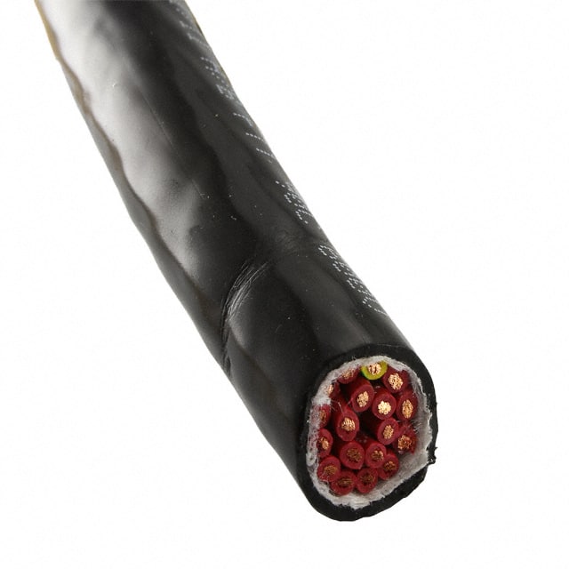 85818 BK002 CABLE 18COND 18AWG BLACK 500'