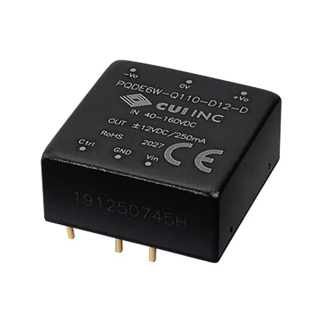 PQDE6W-Q110-S12-D DC DC CONVERTER 12V 6W