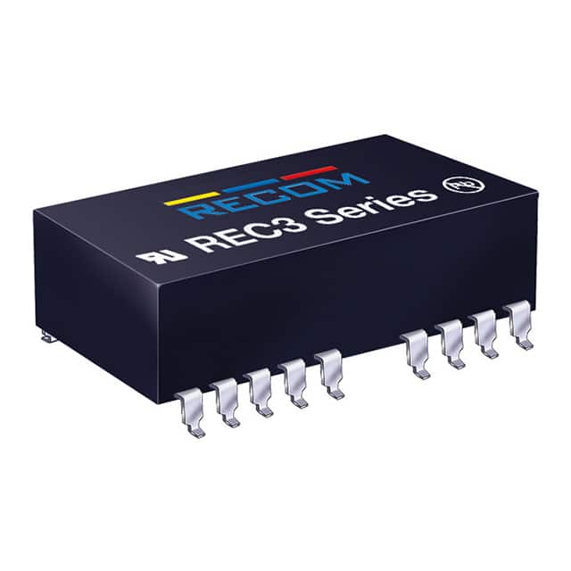 REC3-2409DRWZ/H2/A/SMD/CTRL-R DC DC CONVERTER +/-9V 3W