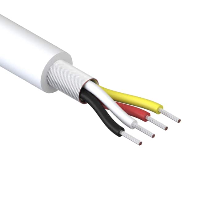 30-00446 CABLE 4COND 32AWG WHITE SHLD 5M
