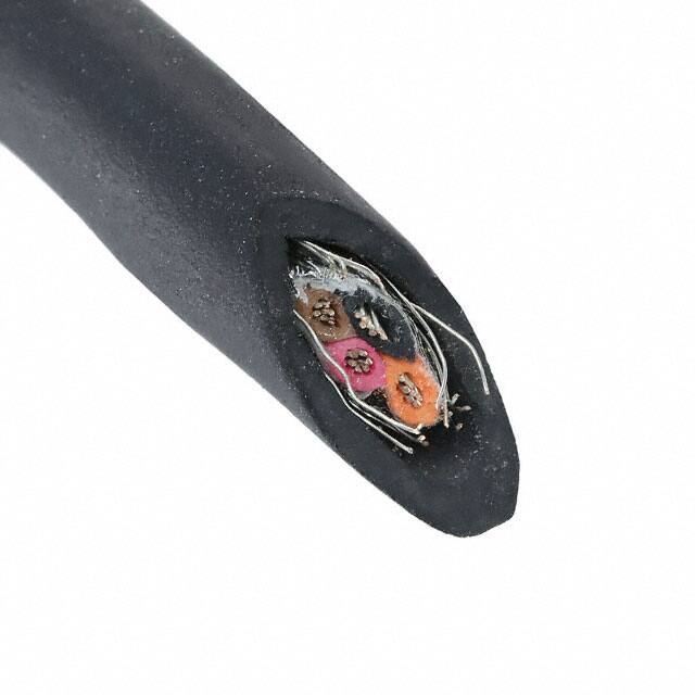 45534 BK005 CABLE 4COND 16AWG BLK SHLD 100'