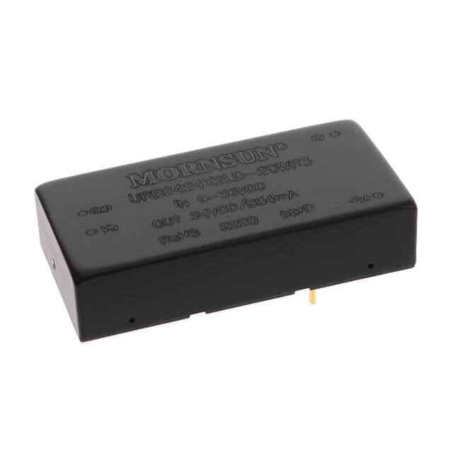 URB2424X2LD-20WR3 DC DC CONVERTER 24V 20W