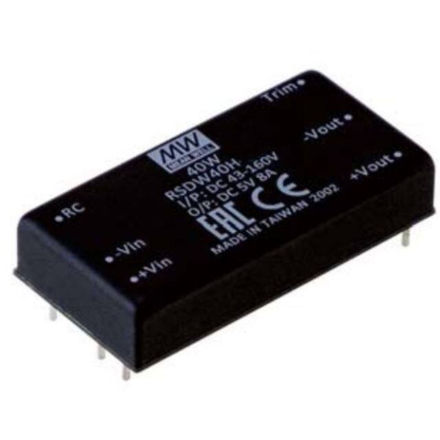 RSDW40H-05 DC DC CONVERTER 5V 40W