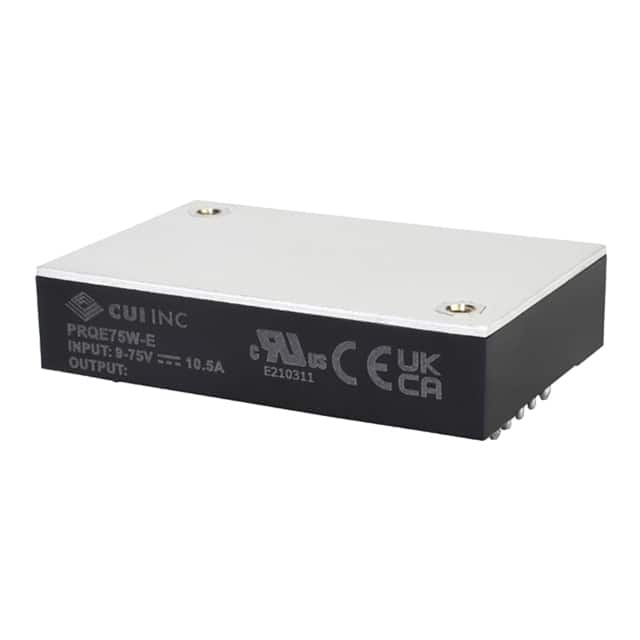 PRQE75W-E12-S12-D DC-DC ISOLATED, 75 W, 9~75 VDC I