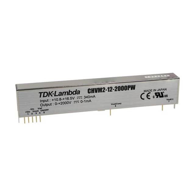 CHVM2-12-1000PW DC DC CONVERTER 1000V 2W