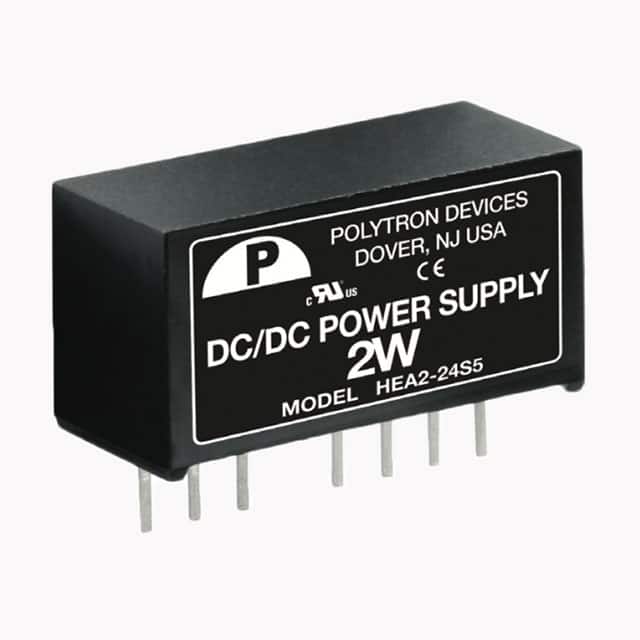 HEA2-12-5 DC DC CONVERTER +/-5V 2W