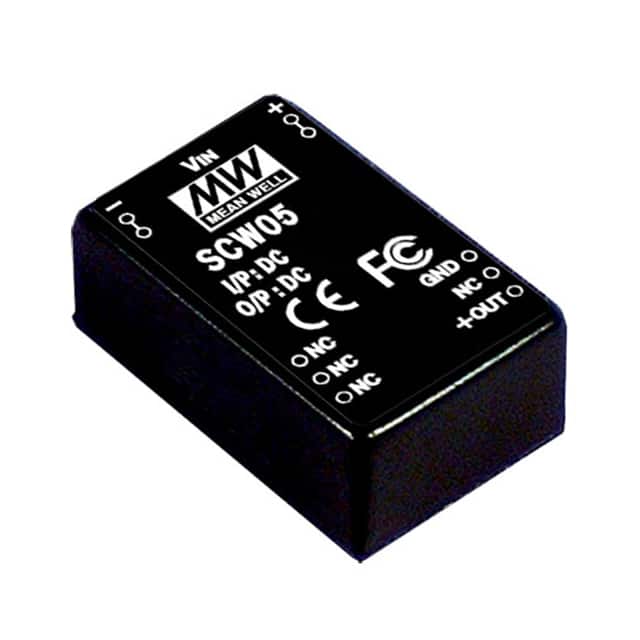 SCW05B-15 DC DC CONVERTER 15V 6W