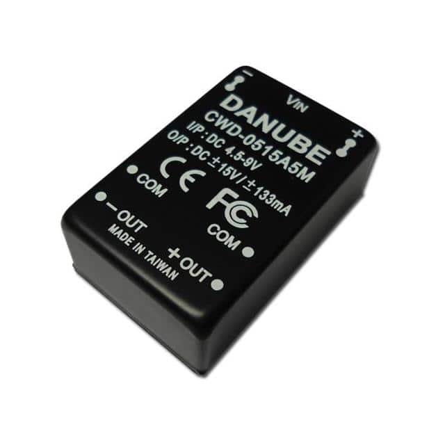 CWD-0515A5M DC/DC CONVERTER 5V INPUT, +/-15V