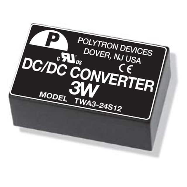TWA3-12-12 DC DC CONVERTER +/-12V 3W