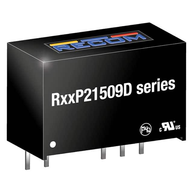 R12P21509D DC DC CONVERTER 15V -9V 2W