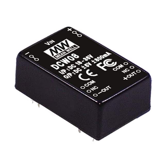 DCW08B-15 DC DC CONVERTER +/-15V 8W