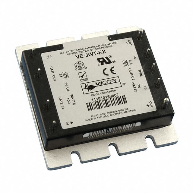VE-JWT-EX DC DC CONVERTER 6.5V 75W