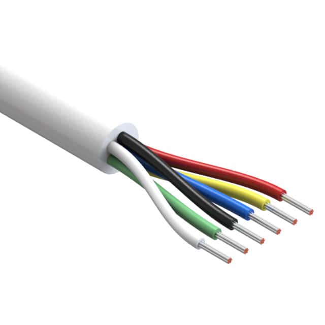 30-01296 CABLE 6COND 26AWG WHITE 502'