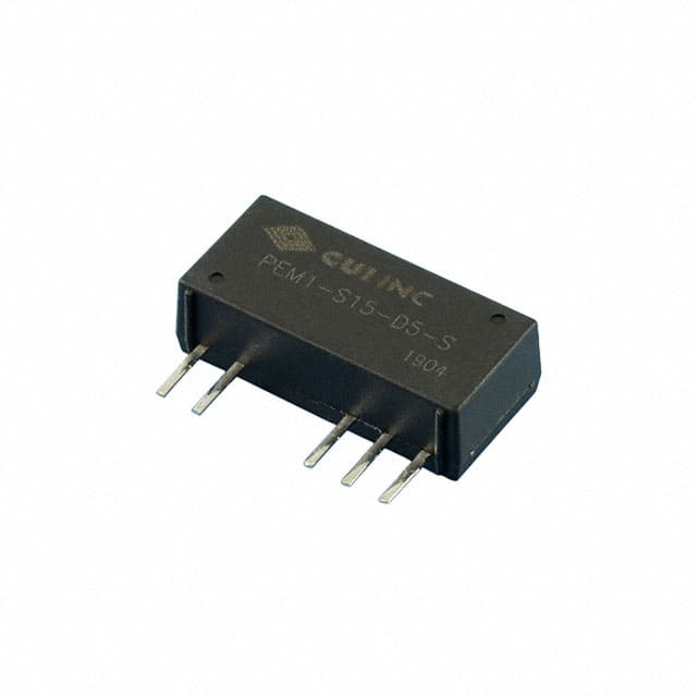 PEM1-S15-D5-S DC DC CONVERTER +/-5V 1W