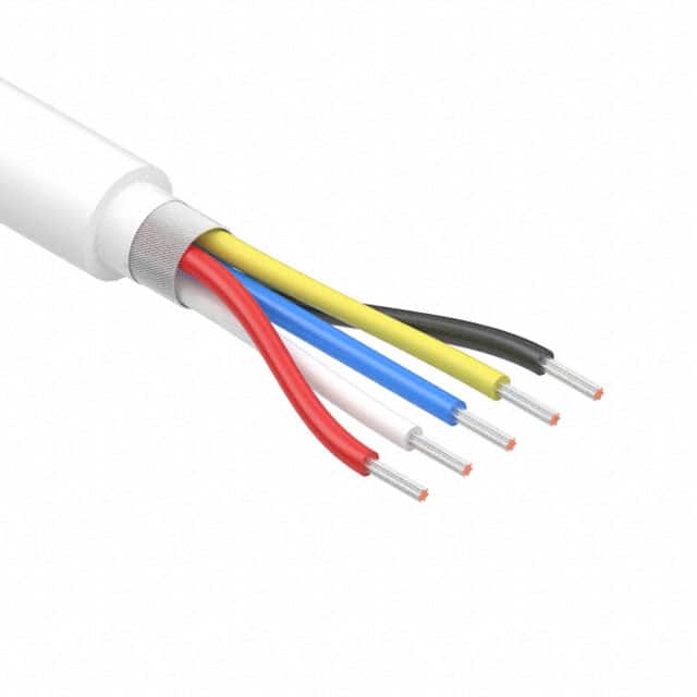 30-01133 CABLE 5CON 32AWG WHT SHLD 502'