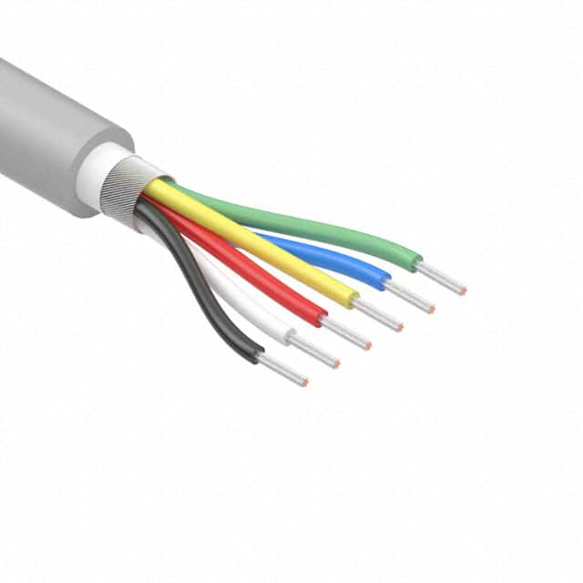 30-01149 CABLE 6COND 32AWG GRAY SHLD 502'