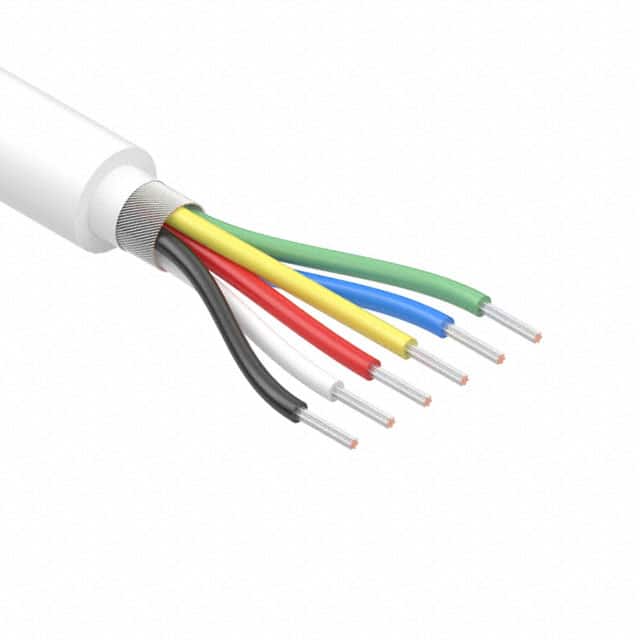 30-01148 CABLE 6CON 32AWG WHT SHLD 502'