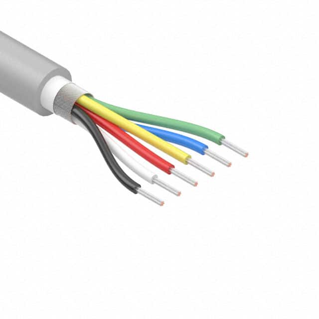 30-01146 CABLE 6COND 30AWG GRAY SHLD 502'