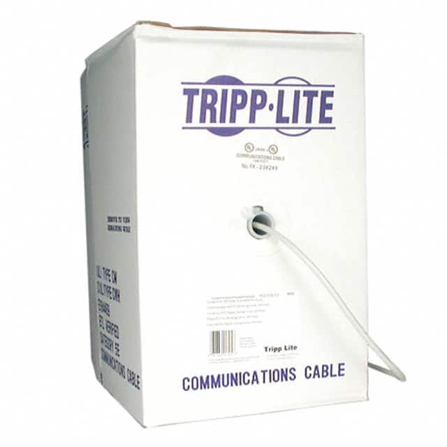 N020-01K-GY CABLE CAT5E 8CON 24AWG GRY 1000'