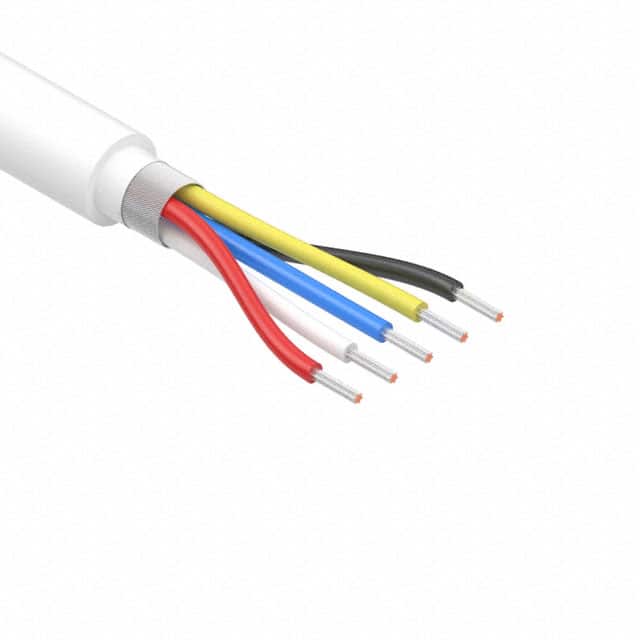 30-01127 CABLE 5CON 28AWG WHT SHLD 502'