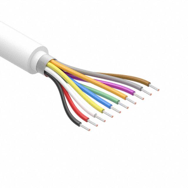30-01208 CABLE 10COND 32AWG WHT SHLD 502'