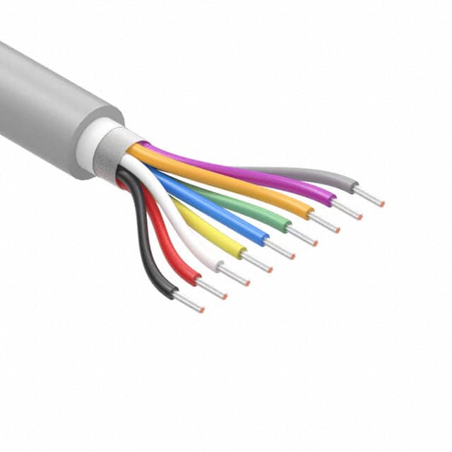 30-01191 CABLE 9COND 30AWG GRAY SHLD 502'