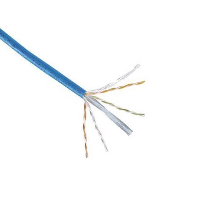 PUR6004WH-W CABLE CAT6 8COND 23AWG WHT 1000'