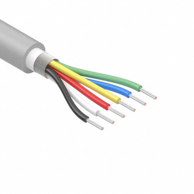 30-01143 CABLE 6COND 28AWG GRAY SHLD 502'
