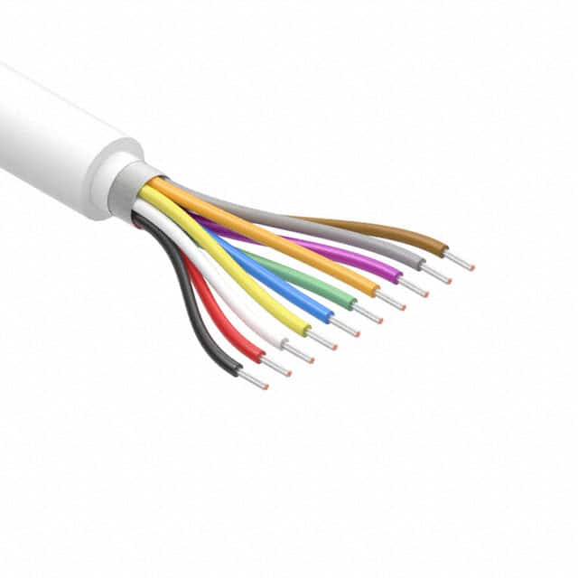 30-01205 CABLE 10COND 30AWG WHT SHLD 502'