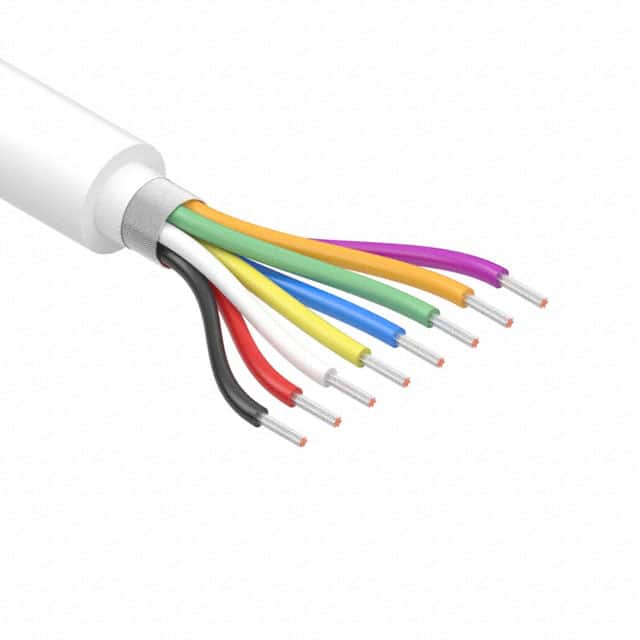 30-01172 CABLE 8CON 28AWG WHT SHLD 502'