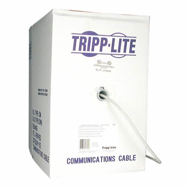 N028-01K-GY CABLE CAT5E 8CON 24AWG GRY 1000'