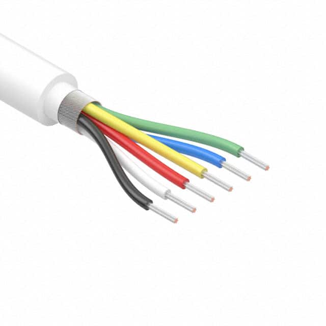 30-01139 CABLE 6CON 26AWG WHT SHLD 502'