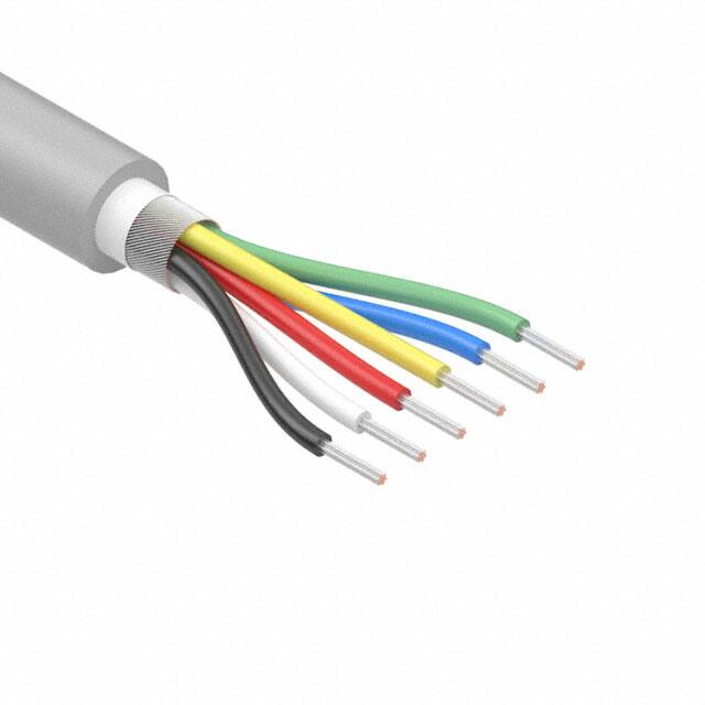 30-01140 CABLE 6COND 26AWG GRAY SHLD 502'