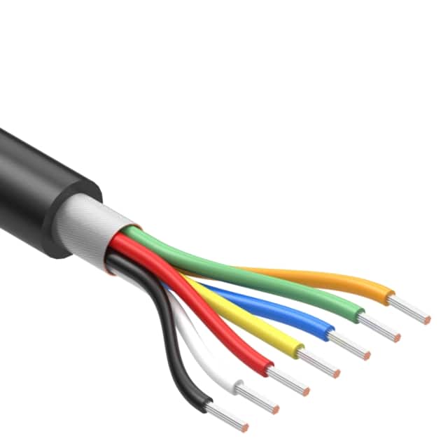 30-02455 CABLE 7COND 28AWG BLK SHLD 502'