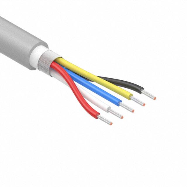 30-01122 CABLE 5COND 24AWG GRAY SHLD 502'