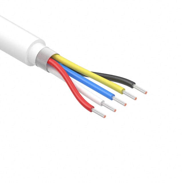 30-01121 CABLE 5CON 24AWG WHT SHLD 502'