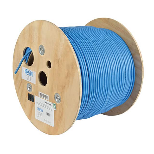 N223-01K-BL CABLE CAT6A 8CON 24AWG BLU 1000'